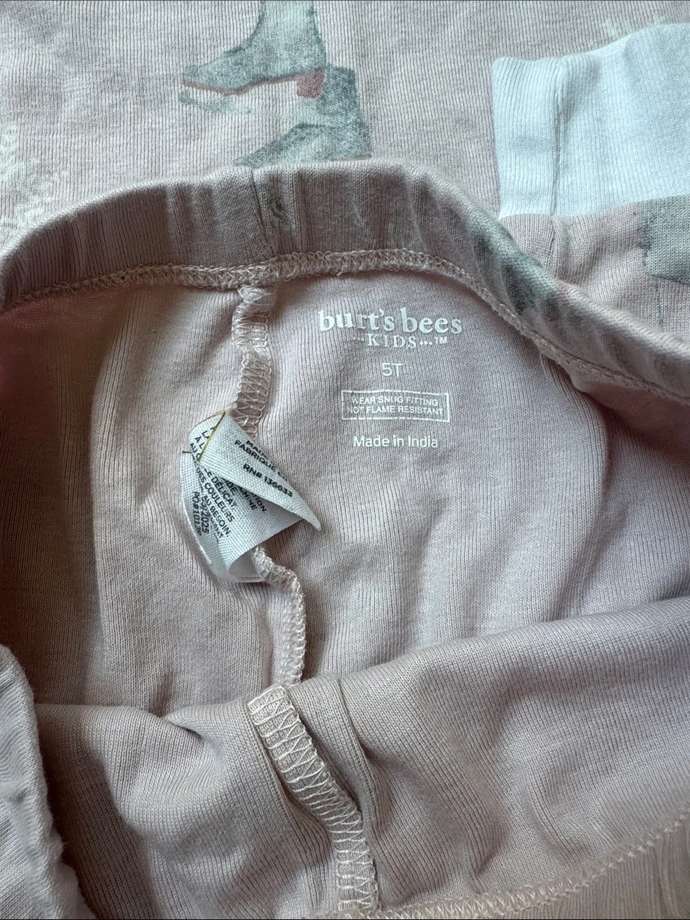 Girls' Two-Piece Pajama Sets in Dusty Pink & Light Mauve